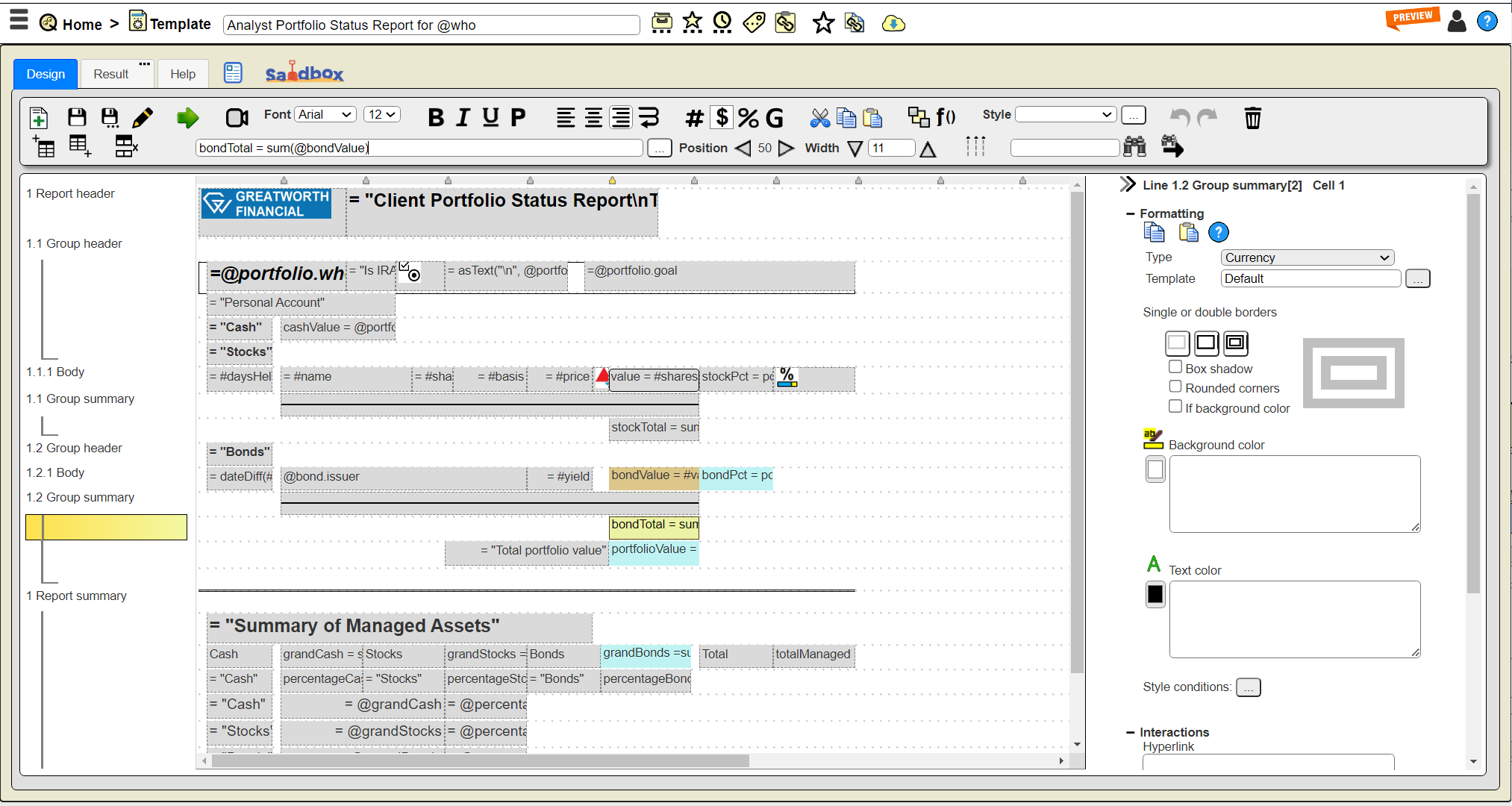Basic Tools Report Example Tool Suite - Qarbine